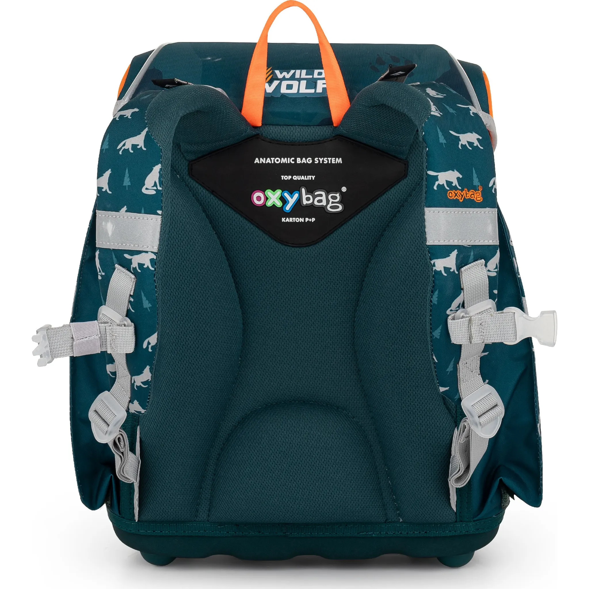Fotografie 5 - Set školních potřeb Oxybag Premium Light 3dílný set Wild Wolf