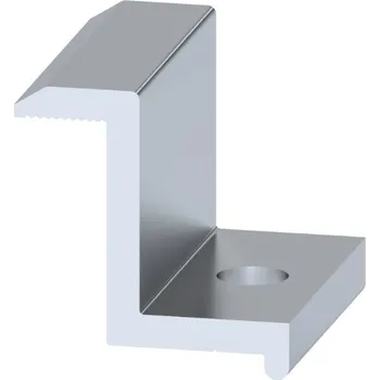 držák na solární panel Hliníková svorka pro uchycení solárních panelů k profilu, koncová výška 30mm