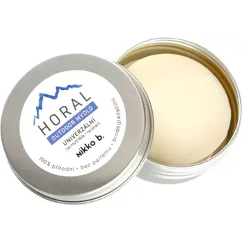 Mýdlo Nikko b. Horal s krabičkou universální ekologické outdoor mýdlo na mytí i praní 35 g