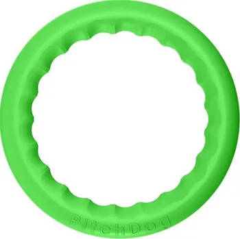 Hračka pro psa Hračka tréninkový pěnový kruh zelený 30cm PitchDog
