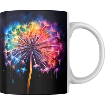 Hrnek 330ml, NEONOVÁ PAMPELIŠKA, cena za 1 ks