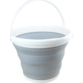 kbelík Astoreo Skládací kbelík 10 l bílá/šedá 10 l 10 l