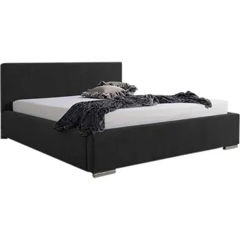 Postel Postel ISLA 12 STANDARD 120x200 cm - stříbrné nohy Tmavě šedá