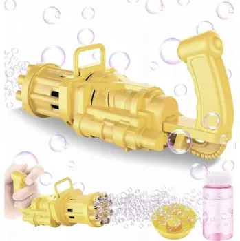 Bublifuk Bublifuková pistole na baterky - ZLATÁ (Značka: COOLTOYS)