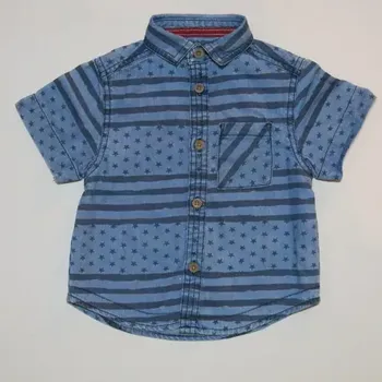 Džínová košile s krátkým rukávem (Značka: LITTLE REBEL)