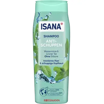 Šampon ISANA Šampon proti lupům s mátou a zeleným čajem 300 ml