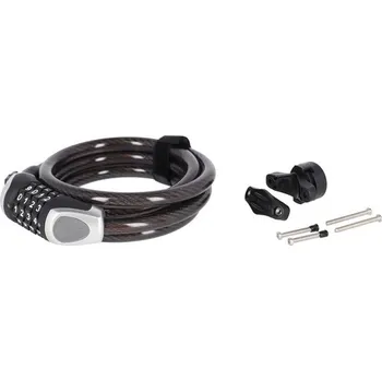 Zámek na kolo Zámek na kolo spirálový XLC LO-L11 Ronald Biggs III kabelový 15x1850mm (Zámek na kolo spirálový XLC LO-L11 Ronald Biggs III kabelový 15x1850mm)