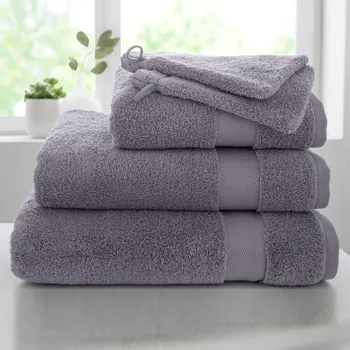 Ručník Blancheporte Měkká froté sada koupelnového textilu zn. Colombine, bavlna a modal 500g/m2 šedá ručník 50x100 cm