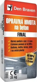 malta Den Braven Opravná hmota na beton Final