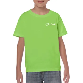 Astoreo Dětské bavlněné tričko personalizované limetková L