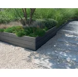 Prosperplast Vyvýšený záhon BASE WOODY 75,6cm Barva: Antracit
