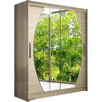 Šatní skříň Velká šatní skříň WESTA VIII sonoma šířka 150 cm