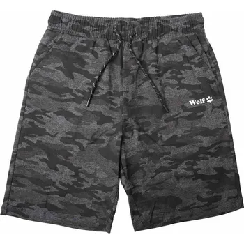 Chlapecké kraťasy Chlapecké kraťasy Wolf T2338 šedý maskáč