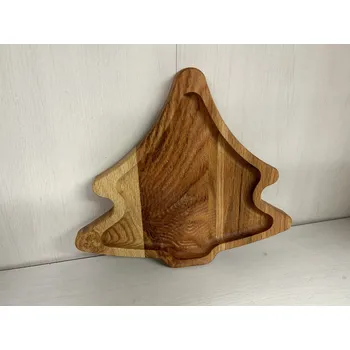 Dřevotéka Dřevěná miska dubová - stromeček 24x21 cm Dřevěná miska dubová - stromeček 24x21 cm