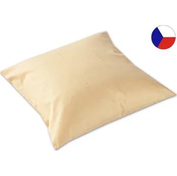 Povlak na dekorativní polštářek Damaškový povlak na polštář 40x40 EXCELLENT GEON Elisia puntík žlutá