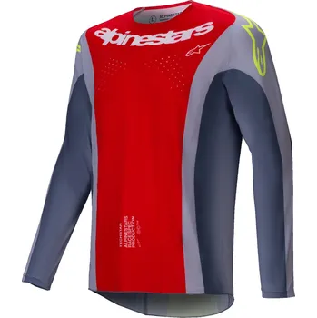 Moto dres Dres TECHSTAR MELT, ALPINESTARS (červená/šedá) 2025 (Velikost: M)