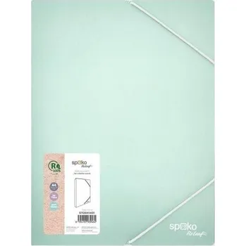 Box na spisy Spoko Releaf A4 s gumičkou, zelený