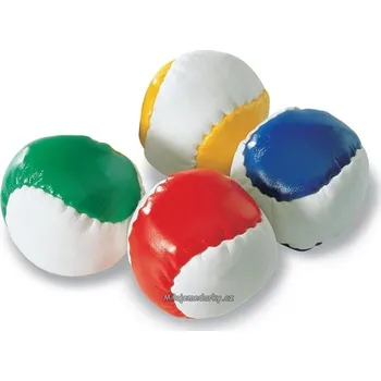 Antistresový dvoubarevný basebalový míček o průměru cca 51 mm, modrý