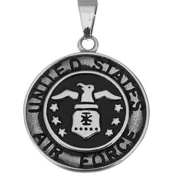 Souprava šperků Přívěsek United States Air Force z chirurgické oceli VL 423-1