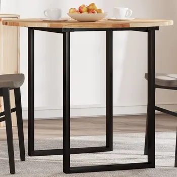 Konferenční stolek vidaXL Stolní deska kulatá Ø 90 x 2 cm masivní akáciové dřevo [4008699] Barva: S olejovou povrchovou úpravou