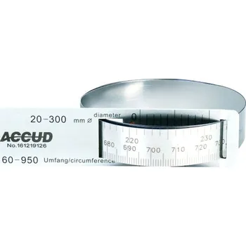 Posuvné měřítko ACCUD 956-028-11 ocelové obvodové měřítko obvod 940-2200mm, průměr 300-700mm ( 0.1mm ) 956-028-11