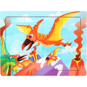 Puzzle Dřevěné puzzle pro nejmenší (M) - PTERODAKTYL (Značka: SKXNIER)