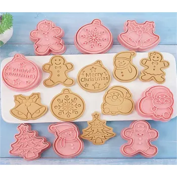 Vykrajovátko 3D vykrajovátka na sušenky - VÁNOCE 3 - 8 ks (Značka: TAKARA TOMY)