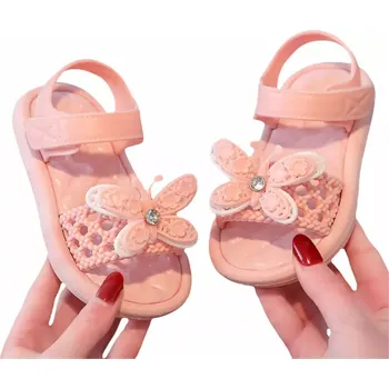 Dívčí sandály Sandálky - MOTÝLCI (2,5-3 roky) (Značka: LAMMUSSA)