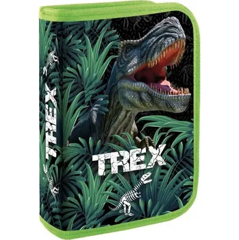 Penál Junior Školní jednopatrový penál bez výbavy dinosaurus T-Rex