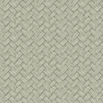 Tapeta Vliesová tapeta na zeď, zelená, imitace rohože, M69094D, Nomade, Ugépa