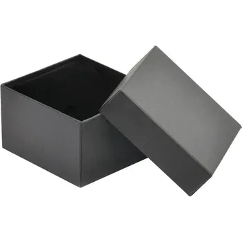 Dárková krabička Papírová dárková krabička s polštářkem černá Medium