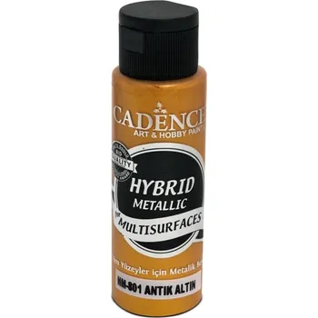 Vodová barva Cadence Metalická barva Cadence Hybrid Metalic, 70 ml - antique gold, antická zlatá
