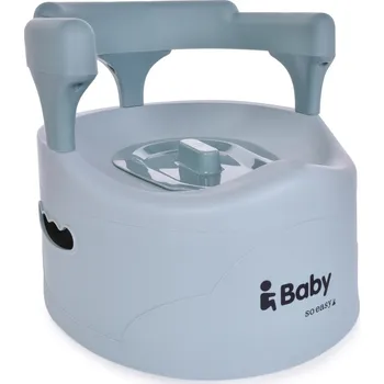 Nočník BABY TRŮN | dětský nočník s opěradlem a víkem | odnímatelná nádoba | mintový Dedra