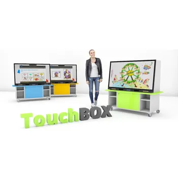 Předškolní výuka Consulta TouchBox 55" - zelený - chytrá dotyková skříňka pro školky i školy PRO-TB55-Z