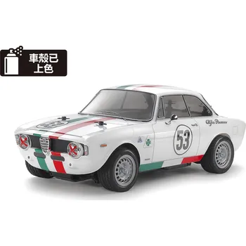 RC model 1:10 Alfa Romeo Giulia Sprint GTA MB-01 White Painted Chassis (stavebnice)