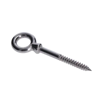 Šroub KOVIAN, s.r.o. Šroub s okom a závitem do dřeva, 5 x 50 mm, A4/AISI 316