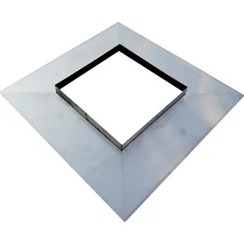 Komín Krycí nerezová deska čtvercový otvor 160x160 mm