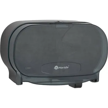 Zásobník na 2 role toaletního papíru bez dutinky MERIDA ONE MAXI, černý