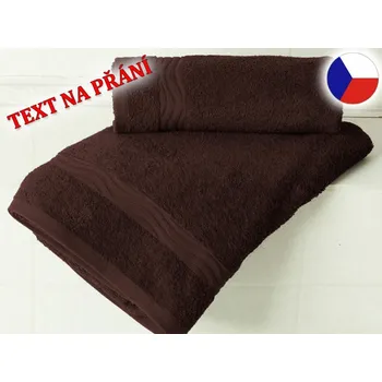 Ručník Povlečení Plus Ručník se jménem NA PŘÁNÍ 50x100 Hnědý