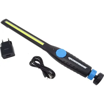 Svítilna QUATROS QS16115 Dílenská lampa, úzká svítilna, LED COB 6W, nabíjecí micro USB s magnetem