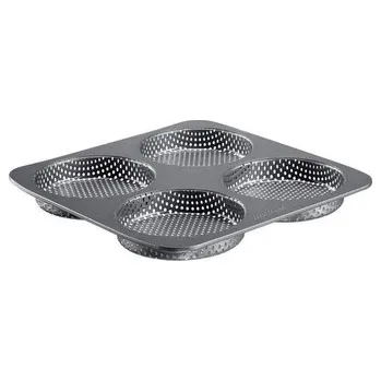 Westmark, Forma na pečení, perforovaná na 4 burger-housky BIG o 12 cm