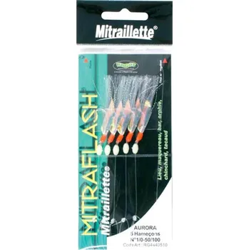 Rybářský háček RAGOT Sada návazců na mořský rybolov Mitraflash 5 háčků 3 ks 1/0