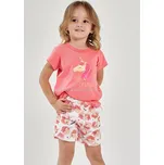 TARO Dívčí pyžamo Mila3145 Barva: ss41-koralová, Velikost: 92