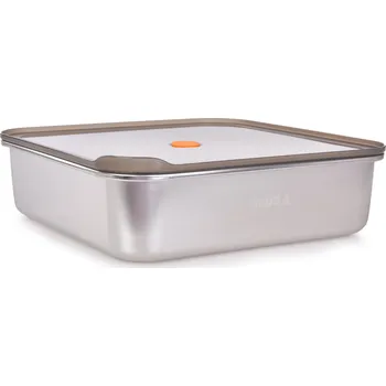 Dóza na potraviny GOURMET | nerezová hermetická dóza na potraviny se silikonovým těsněním | 3,7 L Dedra