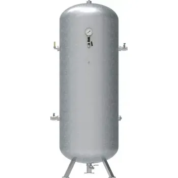 Expanzní nádoba VVG2-500-11A galvanizovaný vzdušník stojatý 500 litrů - osazený armaturami