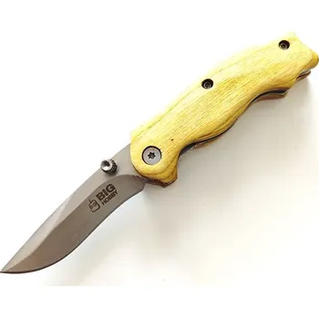 kapesní nůž Zavírací nůž BIGHOBBY 1701 - přírodní žlutá