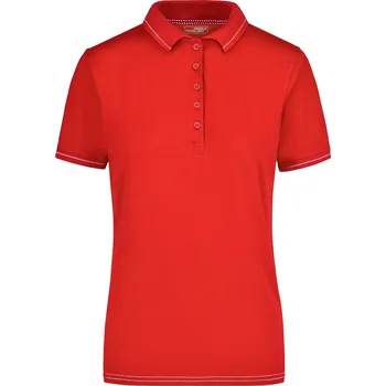 Dámské tričko JAMES & NICHOLSON Polokošile DAMIRA LADY 170g, různé barvy Velikost XXL red