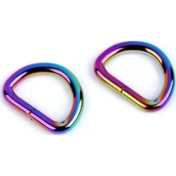 Polokroužek šíře 20 mm - duhový