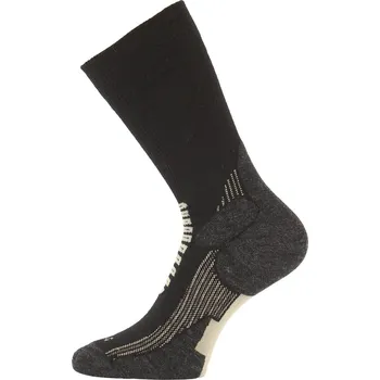 SCA merino lyžařské ponožky - Černá 907 / (38-41) M / Černá