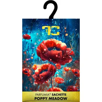 Osvěžovač vzduchu Vonná sašetka | POPPY MEADOW | závěsný vonný sáček PARFUMIA® 8 g Dedra